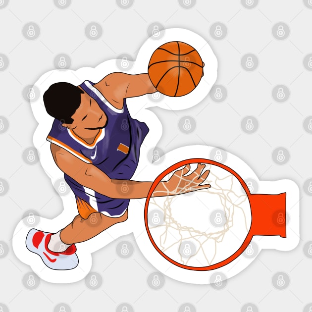 Devin Booker from Above Phoenix Basketball Sticker by Hevding